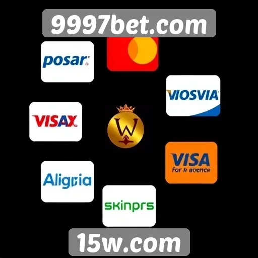 Métodos de pagamento disponíveis no 9997bet.com